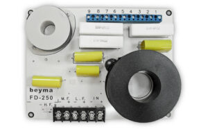 FD250, Filtro crossover passivo 2 vias