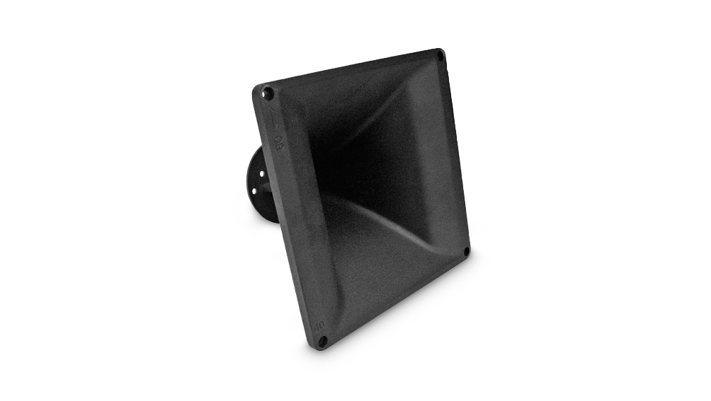TD164, corneta 1″ 60°x40° com directividade constante